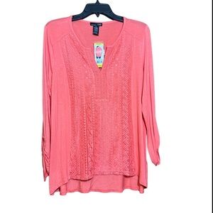 RXB new with tags coral top size medium